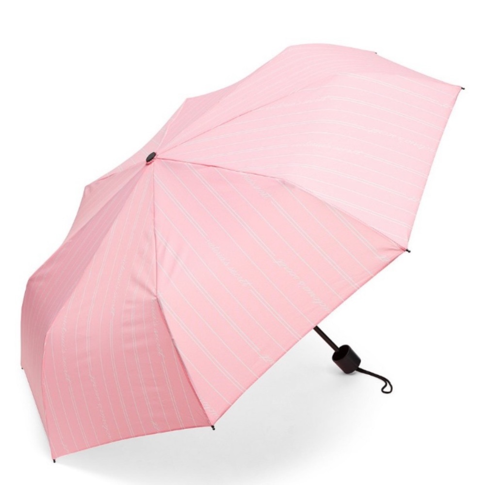 Victoria Secret pink stripe Tote Bag with Umbrella - Picture 8 of 9